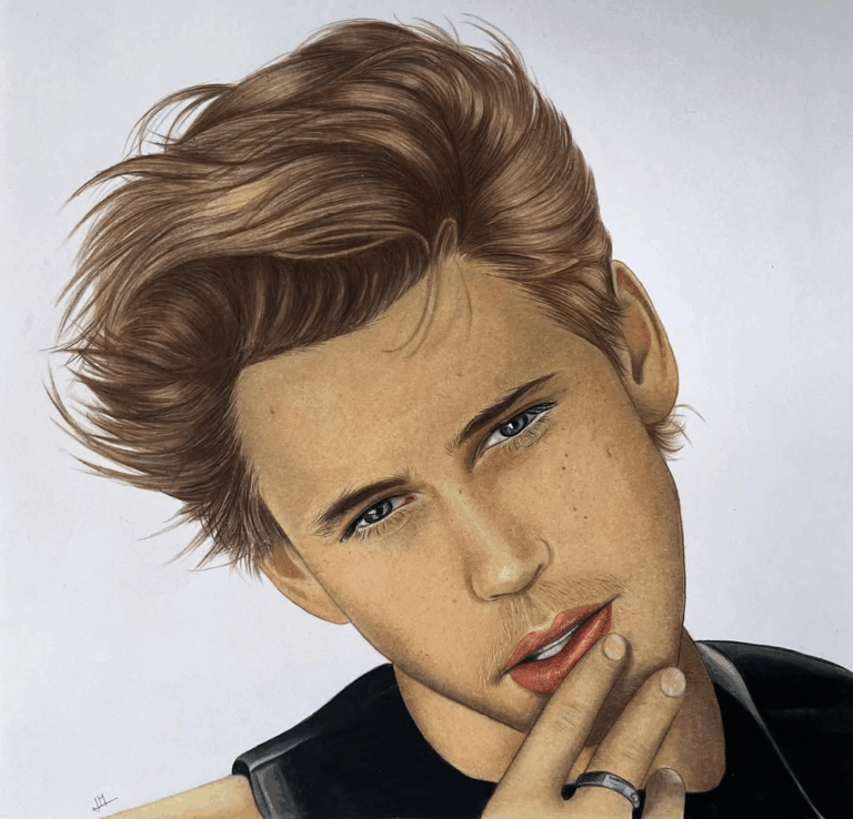 Drawing of Austin Butler