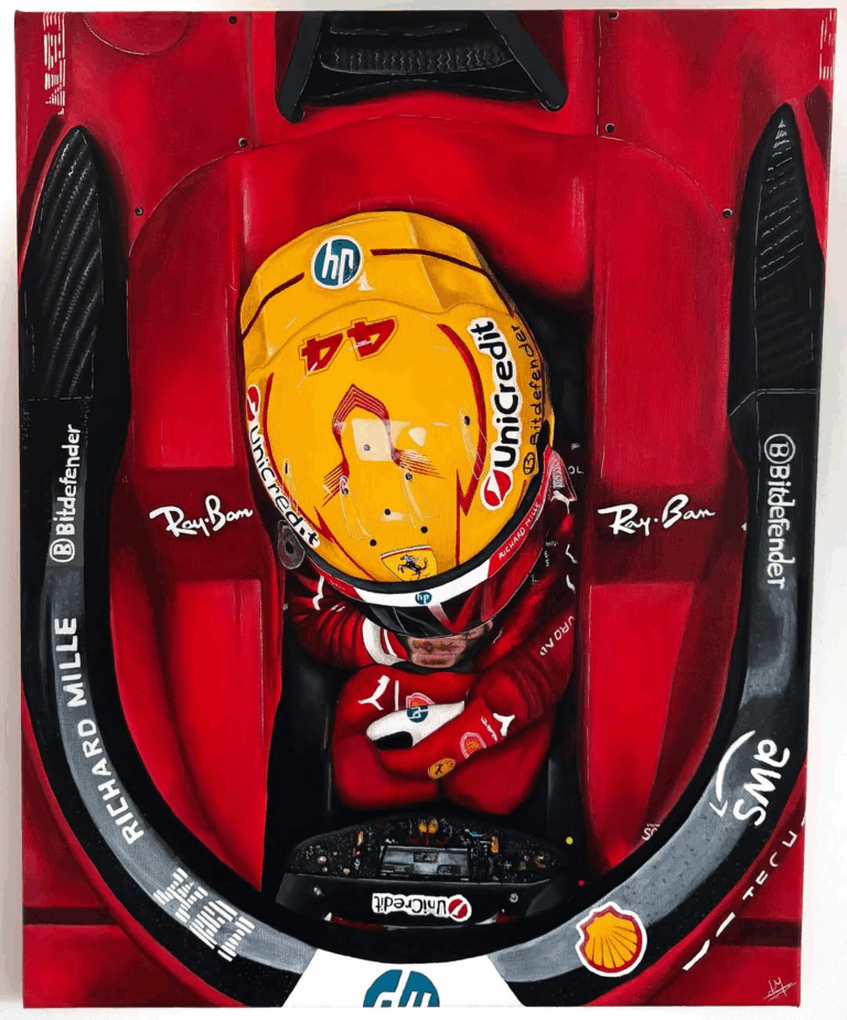 Painting of Lewishamilton