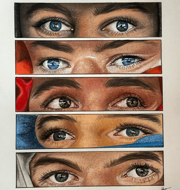 Eyes drawing