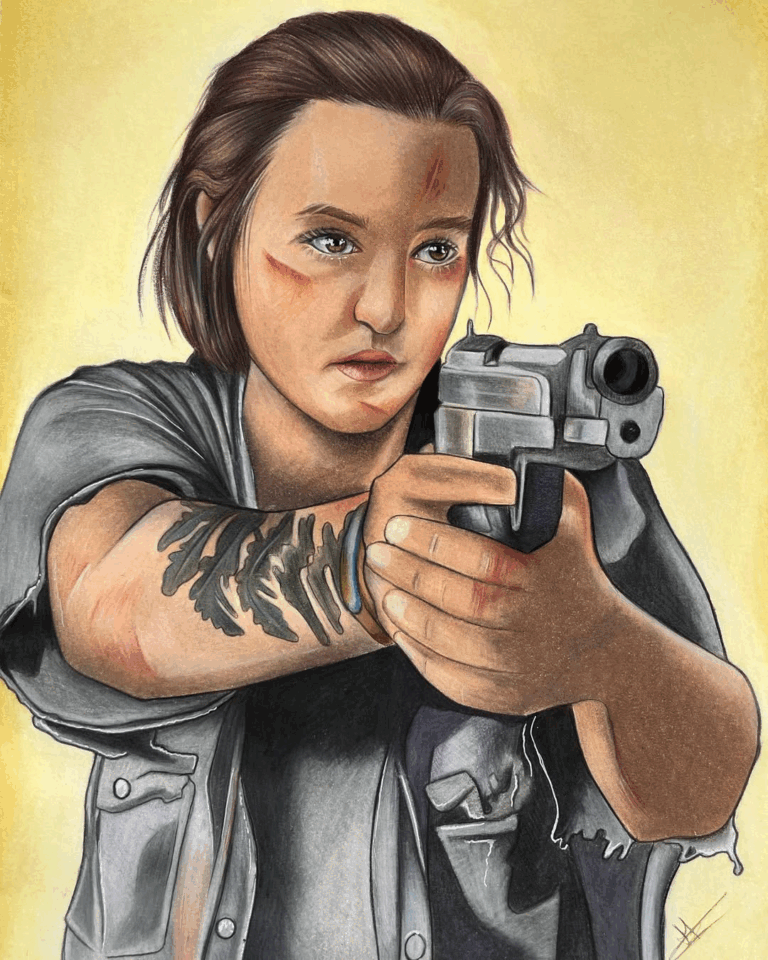 Drawing of The Last of Us