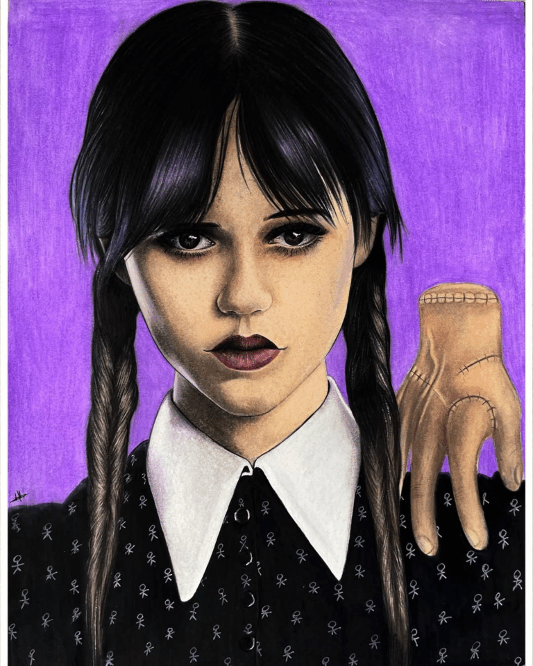 Drawing of Wednesday