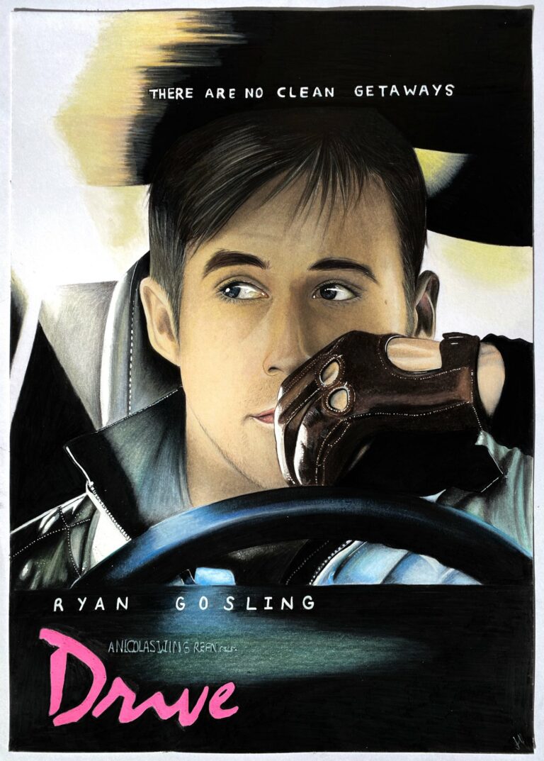 Drawing of Ryan Gosling