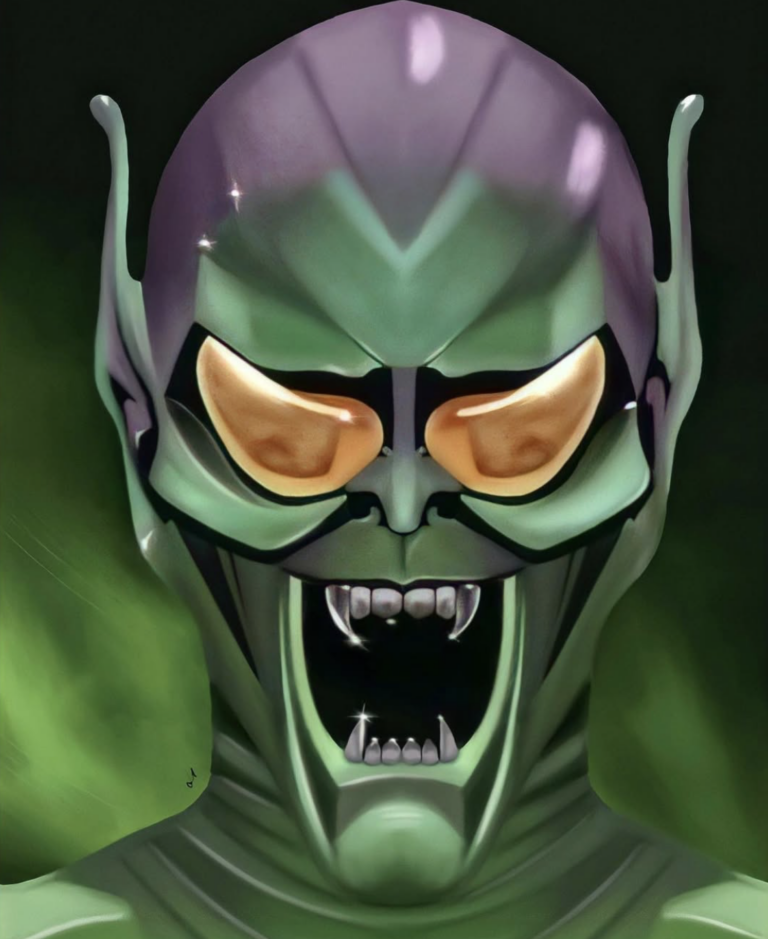 Drawing of Green Goblin