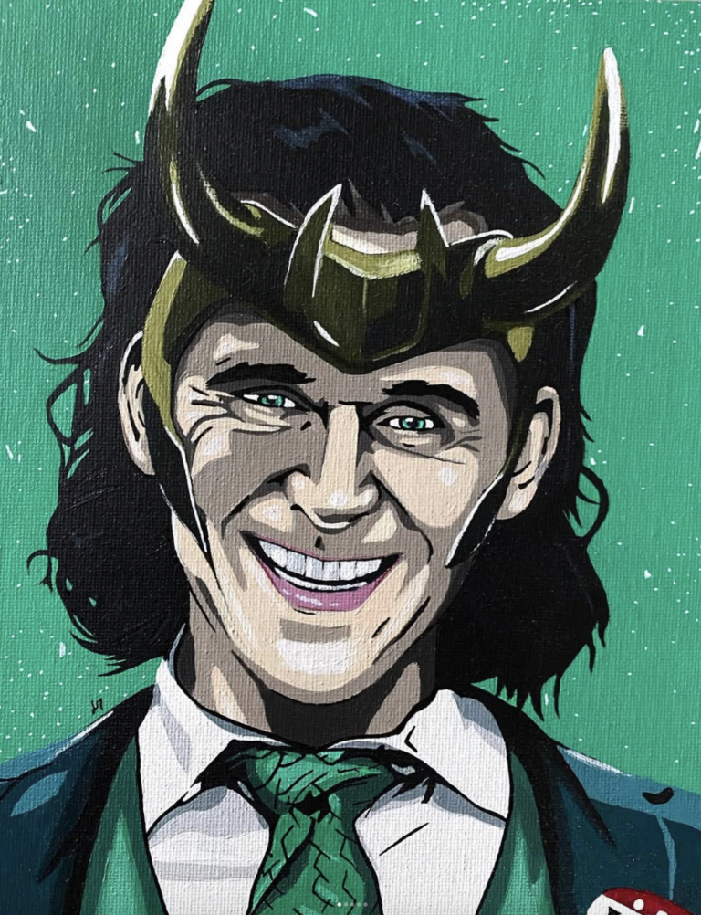 Painting of Loki