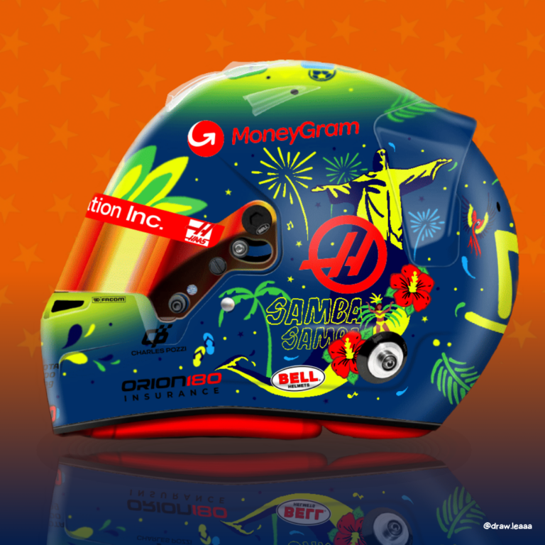 Esteban Ocon helmet for Brazil 🇧🇷