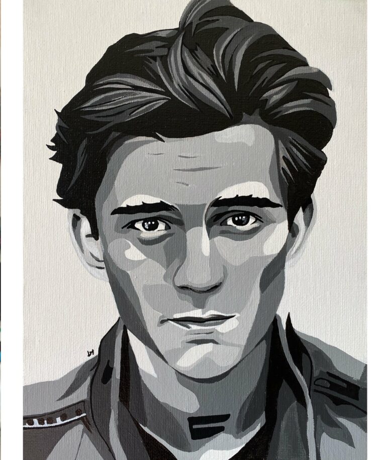 Painting of Tom Holland